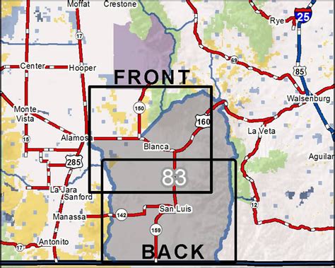 Diy Colorado Elk Hunting Maps - Colorado Topographic Hunting Map for ...