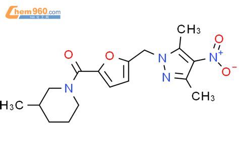 1005628 44 3 5 3 5 Dimethyl 4 Nitro Pyrazol 1 Ylmethyl Furan 2 Yl