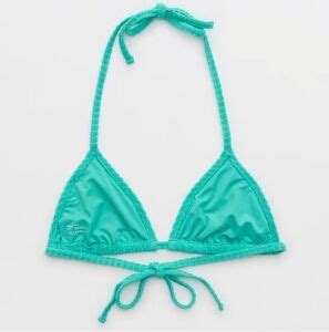 Aerie Swim Nwt Aerie Terry String Triangle Bikini Top Poshmark