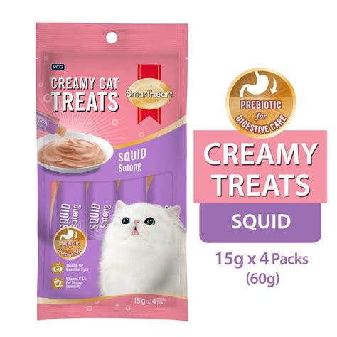 Smartheart Creamy Cat Treats Squid 60g Shopee Philippines