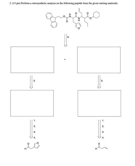 Solved Perform A Retrosynthetic Analysis On The Following Chegg