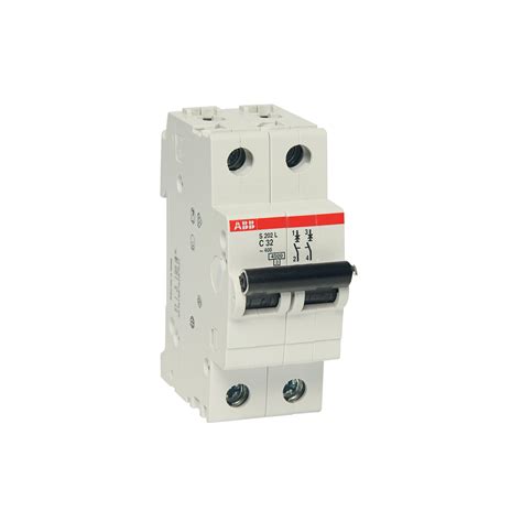 Interruttore Magnetotermico ABB ELS202L C10 2P 10A 4 5kA C 2 Moduli