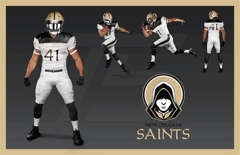 New Orleans Saints Uniform Redesign On Behance