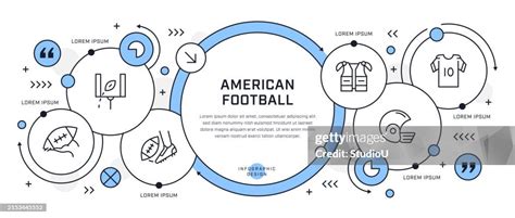 American Football Infographic Design High-Res Vector Graphic - Getty Images