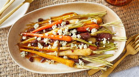 Bourbon Glazed Carrots With Gorgonzola Recipe Wisconsin Cheese