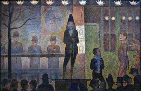 Circus Sideshow by Georges Seurat - Facts about the Painting