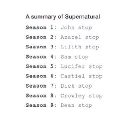 Which Supernatural Season is Your Favorite? - Poll | Quotev