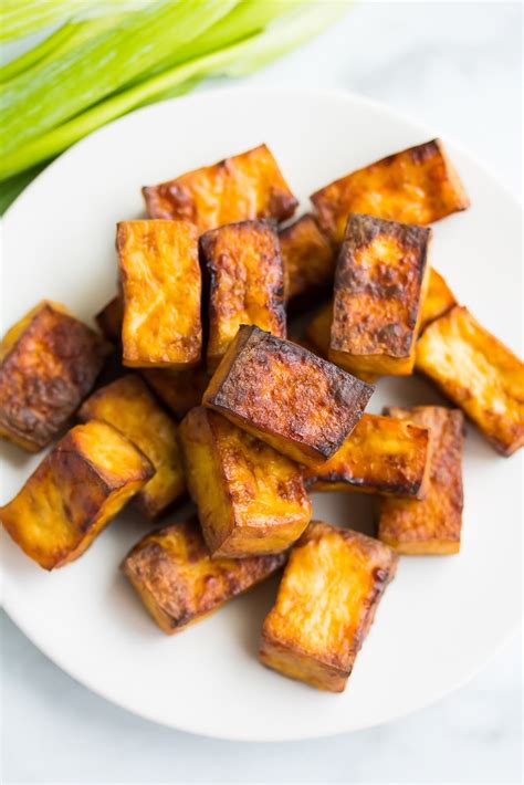 Air Fryer Tofu - Crispy & Flavorful! - Nora Cooks