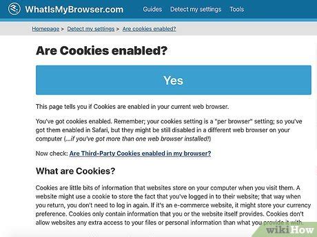 Formas De Activar Cookies En Safari Wikihow