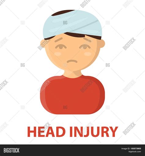 Head Injury Icon Cartoon Single Image And Photo Bigstock