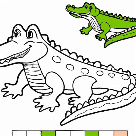 Divers O Garantida Desenhe Um Crocodilo Para Colorir