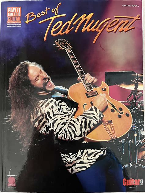 Ted Nugent Best Of Guitar Tab Tablature Book Reverb