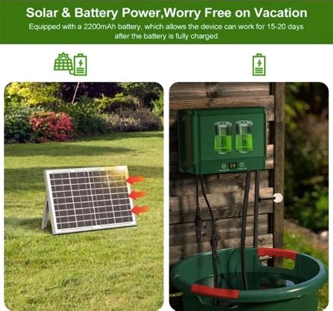 Solar-powered automatic irrigation system for 30 potted plants - Plant ...