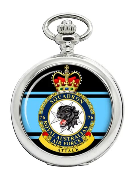 Squadron Raaf Royal Australian Air Force Pocket Watch Eur