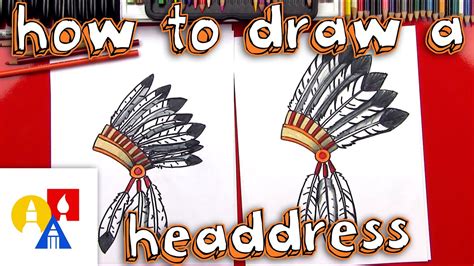 How To Draw A Native American Headdress Youtube