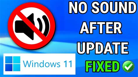 How To Fix No Sound After Windows Update Youtube