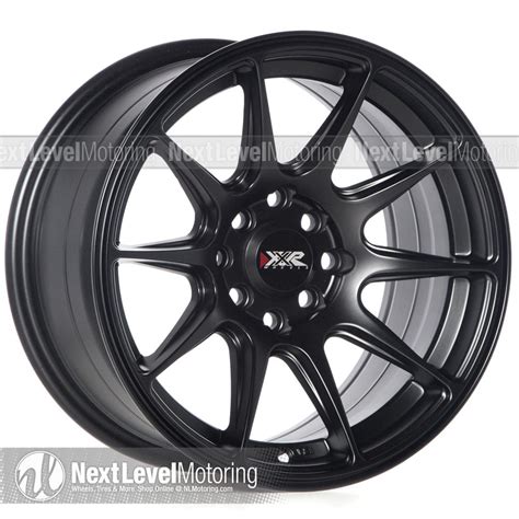 Xxr Wheels 527 15x8 4x1004x1143 Flat Black Rims Et20