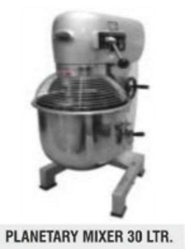 Electric Stainless Steel 30 Ltr Planetary Mixer For Mixing Foods At