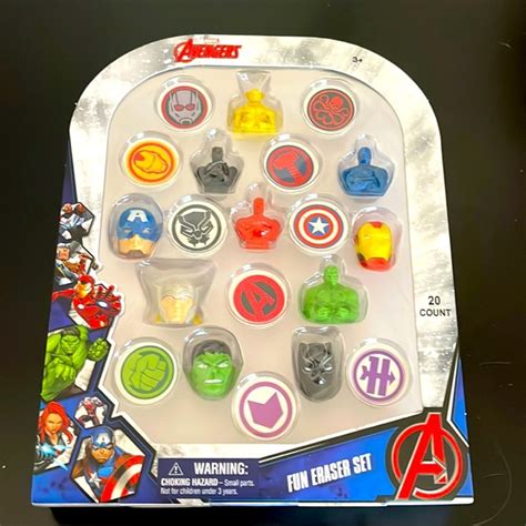 Marvel Toys Marvel Avengers Eraser Set 2 Ct Poshmark