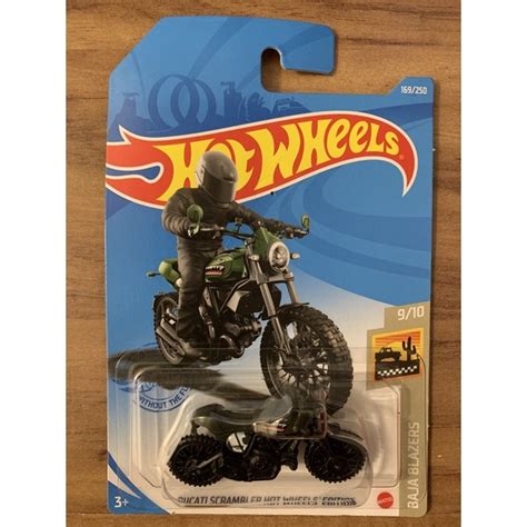 HOT WHEELS Mattel DUCATI SCRAMBLER HOT WHEELS EDITION Moto BAJA BLAZERS