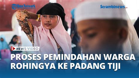 Proses Pemindahan Pengungsi Rohingya Ke Padang Tiji Youtube