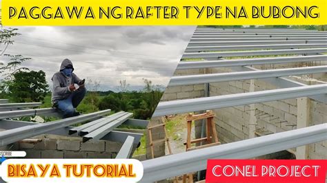 Paggawa Ng Rafter Type Na Bubong Tubular Rafter Type Installation