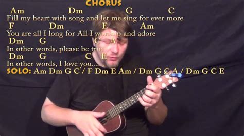 Fly Me To The Moon Ukulele Cover Lesson With Chordslyrics Youtube