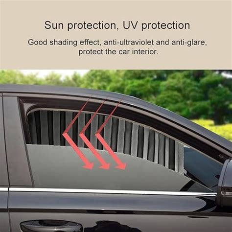 Heavy Car Window Curtain Slidable Magnetic Car Side Window Parda Car