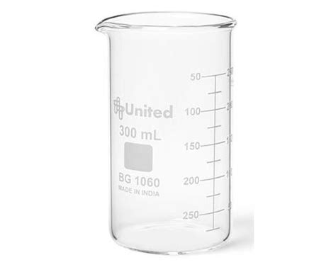 Berzelius Borosilicate Glass Tall Form Beakers United MG Scientific