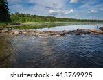 Start Of The Mighty River At Lake Itasca State Park Minnesota Image