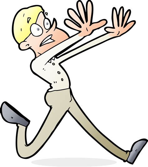 cartoon man running away 40353078 PNG