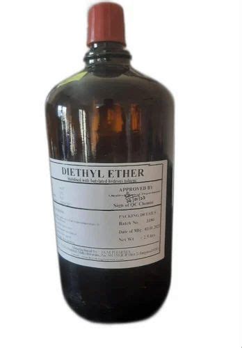 Lab Grade 25 Ltr Diethyl Ether Bottle 9950 99 At Rs 200litre In