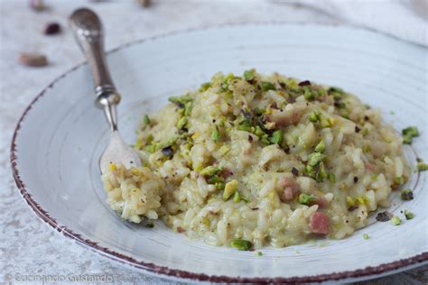 Risotto Pistacchio Speck E Stracchino