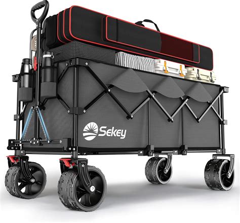 Sekey L Ultra Large Folding Festival Trolley All Terrain Extra