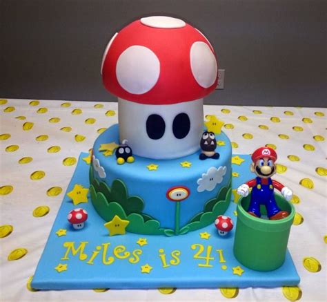 Sugar Love Cake Design: Mario Birthday Cake