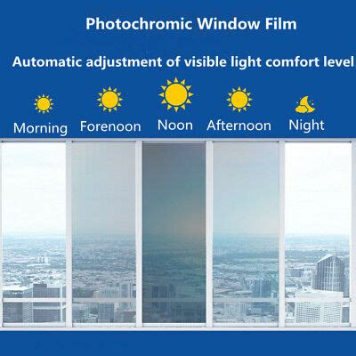 20 75 VLT Photochromic Film Solar Tint Car House Window Tint Heat