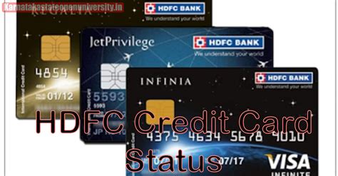 HDFC Credit Card Status 2024 HDFC Credit Card Application Status Check