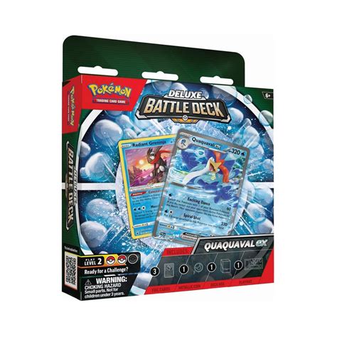 Pokemon Tcg Deluxe Battle Deck Quaquaval Ingles Shadow Games Per