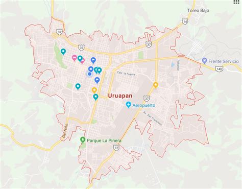 Mapa Archivos Uruapan