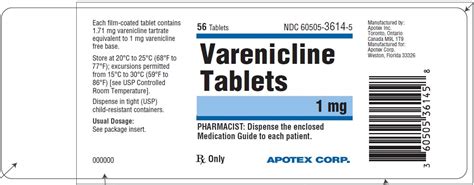 Varenicline Tablet Film Coated