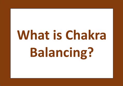 What is Chakra Balancing? — Divine Tranquility