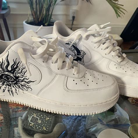 Custom Air Force 1 #custom #af1 #artistic - Depop