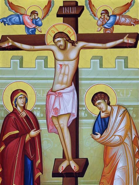 Crucifixion Of Jesus Icon