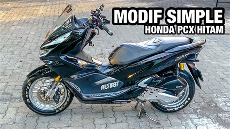 MODIFIKASI HONDA PCX SIMPLE REVIEW YouTube