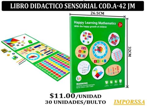 LIBRO DIDACTICO SENSORIAL COD A 42 JM Imporssa