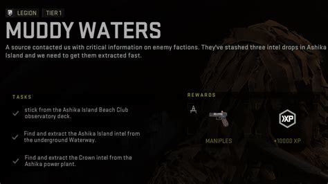 Muddy Waters Mission Locations Dmz Legion Tier Youtube