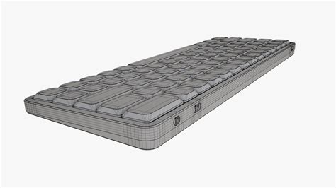 60-Percent Layout Keyboard Grey 3D model - TurboSquid 2074401