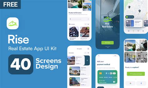 Real Estate App UI Kit Figma