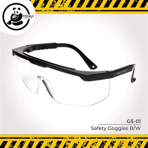 Omaga Brand Safety Goggles B W Gs Omaga Shopee Philippines