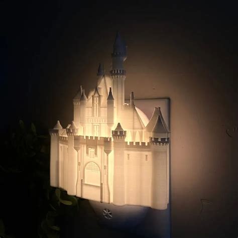 Illuminate Bedtime With Disney Castle Night Lights - home - | Sleeping beauty castle, Castle ...